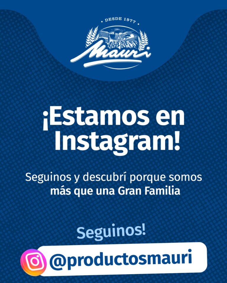 Abrimos nuestro Instagram oficial!